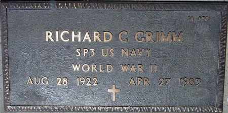 GRIMM, RICHARD C. - Maricopa County, Arizona | RICHARD C. GRIMM - Arizona Gravestone Photos
