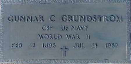 GRUNDSTROM, GUNNAR C - Maricopa County, Arizona | GUNNAR C GRUNDSTROM - Arizona Gravestone Photos