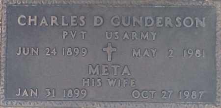 GUNDERSON, CHARLES D - Maricopa County, Arizona | CHARLES D GUNDERSON - Arizona Gravestone Photos