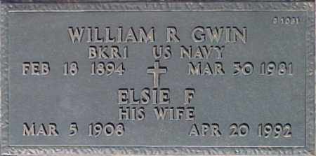GWIN, WILLIAM R - Maricopa County, Arizona | WILLIAM R GWIN - Arizona Gravestone Photos