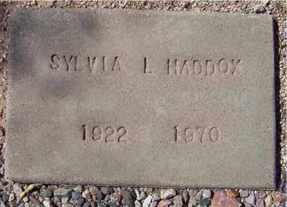 HADDOX, SYLVIA L. - Maricopa County, Arizona | SYLVIA L. HADDOX - Arizona Gravestone Photos