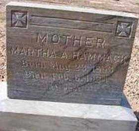 HAMMACK, MARTHA A. - Maricopa County, Arizona | MARTHA A. HAMMACK - Arizona Gravestone Photos