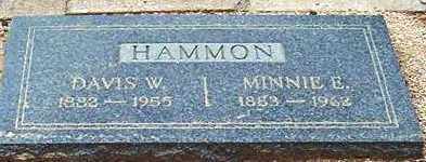 HAMMON, MINNIE ELIZABETH - Maricopa County, Arizona | MINNIE ELIZABETH HAMMON - Arizona Gravestone Photos
