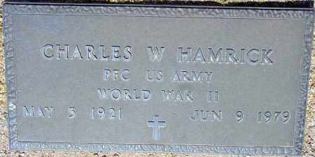 HAMRICK, CHARLES W. - Maricopa County, Arizona | CHARLES W. HAMRICK - Arizona Gravestone Photos