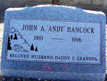 HANCOCK, JOHN ANDY - Maricopa County, Arizona | JOHN ANDY HANCOCK - Arizona Gravestone Photos