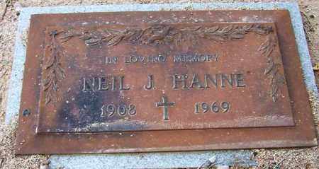 HANNE, NEIL J. - Maricopa County, Arizona | NEIL J. HANNE - Arizona Gravestone Photos