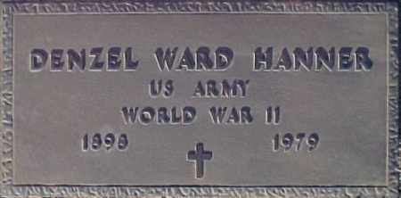 HANNER, DENZEL WARD - Maricopa County, Arizona | DENZEL WARD HANNER - Arizona Gravestone Photos