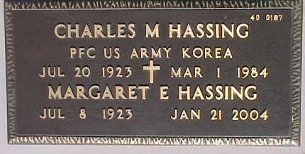 HASSING, MARGARET E. - Maricopa County, Arizona | MARGARET E. HASSING - Arizona Gravestone Photos
