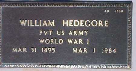 HEDEGORE, WILLIAM - Maricopa County, Arizona | WILLIAM HEDEGORE - Arizona Gravestone Photos