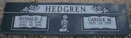 HEDGREN, DONALD J. - Maricopa County, Arizona | DONALD J. HEDGREN - Arizona Gravestone Photos