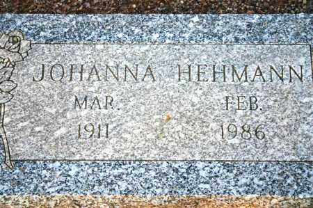 HEHMANN, JOHANNA - Maricopa County, Arizona | JOHANNA HEHMANN - Arizona Gravestone Photos