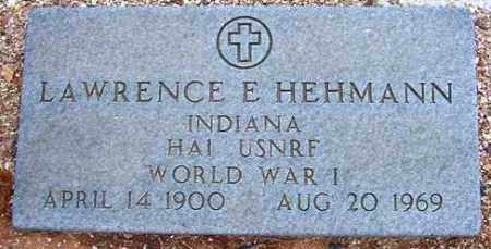 HEHMANN, LAWRENCE E. - Maricopa County, Arizona | LAWRENCE E. HEHMANN - Arizona Gravestone Photos