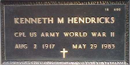 HENDRICKS, KENNETH M. - Maricopa County, Arizona | KENNETH M. HENDRICKS - Arizona Gravestone Photos