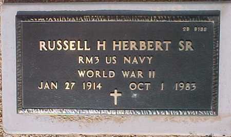 HERBERT, RUSSELL H., SR - Maricopa County, Arizona | RUSSELL H., SR HERBERT - Arizona Gravestone Photos
