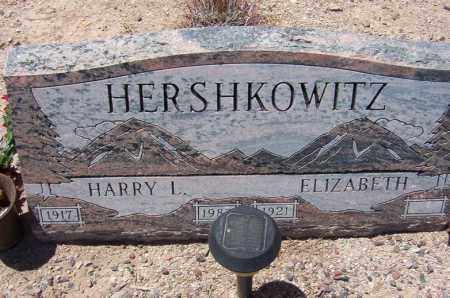HERSHKOWITZ, HARRY L. - Maricopa County, Arizona | HARRY L. HERSHKOWITZ - Arizona Gravestone Photos