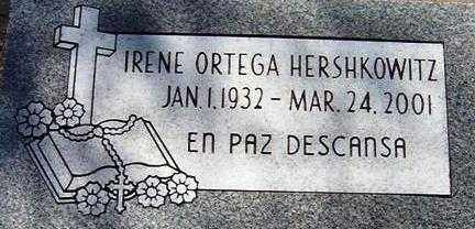 HERSHKOWITZ, IRENE - Maricopa County, Arizona | IRENE HERSHKOWITZ - Arizona Gravestone Photos