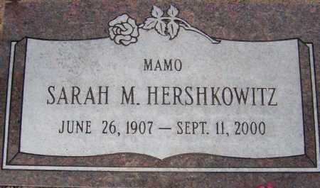 HERSHKOWITZ, SARAH - Maricopa County, Arizona | SARAH HERSHKOWITZ - Arizona Gravestone Photos