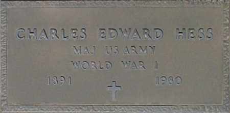 HESS, CHARLES EDWARD - Maricopa County, Arizona | CHARLES EDWARD HESS - Arizona Gravestone Photos