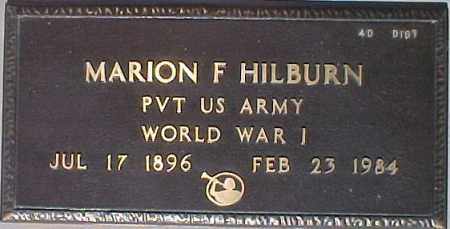 HILBURN, MARION F. - Maricopa County, Arizona | MARION F. HILBURN - Arizona Gravestone Photos