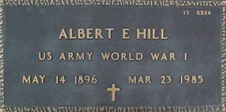 HILL, ALBERT E. - Maricopa County, Arizona | ALBERT E. HILL - Arizona Gravestone Photos