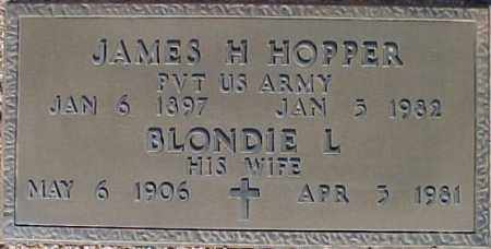 HOPPER, BLONDIE L - Maricopa County, Arizona | BLONDIE L HOPPER - Arizona Gravestone Photos
