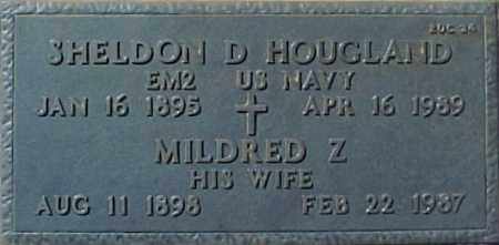 HOUGLAND, MILDRED Z - Maricopa County, Arizona | MILDRED Z HOUGLAND - Arizona Gravestone Photos