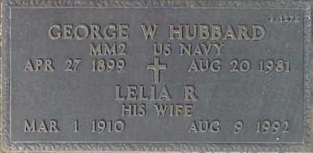 HUBBARD, GEORGE W. - Maricopa County, Arizona | GEORGE W. HUBBARD - Arizona Gravestone Photos