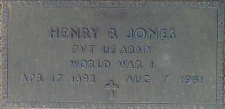 JONES, HENRY R. - Maricopa County, Arizona | HENRY R. JONES - Arizona Gravestone Photos