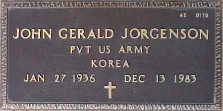 JORGENSON, JOHN GERALD - Maricopa County, Arizona | JOHN GERALD JORGENSON - Arizona Gravestone Photos