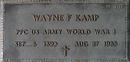 KAMP, WAYNE F. - Maricopa County, Arizona | WAYNE F. KAMP - Arizona Gravestone Photos