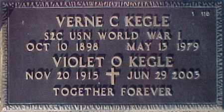 KEGLE, VERNE C. - Maricopa County, Arizona | VERNE C. KEGLE - Arizona Gravestone Photos