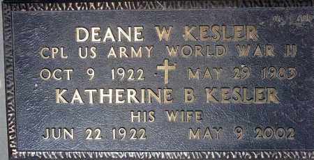 KESLER, KATHERINE B. - Maricopa County, Arizona | KATHERINE B. KESLER - Arizona Gravestone Photos