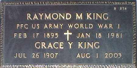 KING, RAYMOND M - Maricopa County, Arizona | RAYMOND M KING - Arizona Gravestone Photos