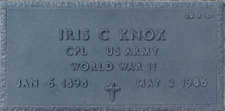 KNOX, IRIS C. - Maricopa County, Arizona | IRIS C. KNOX - Arizona Gravestone Photos