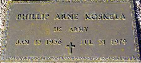 KOSKELA, PHILLIP ARNE - Maricopa County, Arizona | PHILLIP ARNE KOSKELA - Arizona Gravestone Photos