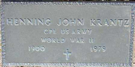 KRANTZ, HENNING JOHN - Maricopa County, Arizona | HENNING JOHN KRANTZ - Arizona Gravestone Photos