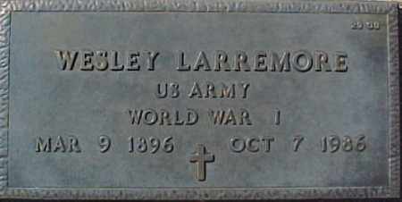 LARREMORE, WESLEY - Maricopa County, Arizona | WESLEY LARREMORE - Arizona Gravestone Photos