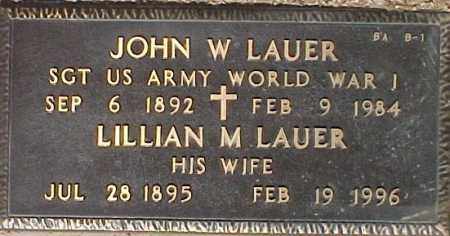 LAUER, LILLIAN M - Maricopa County, Arizona | LILLIAN M LAUER - Arizona Gravestone Photos