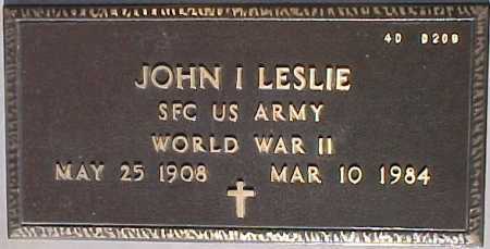 LESLIE, JOHN I. - Maricopa County, Arizona | JOHN I. LESLIE - Arizona Gravestone Photos