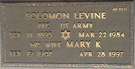 LEVINE, SOLOMON - Maricopa County, Arizona | SOLOMON LEVINE - Arizona Gravestone Photos