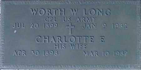 LONG, CHARLOTTE E - Maricopa County, Arizona | CHARLOTTE E LONG - Arizona Gravestone Photos