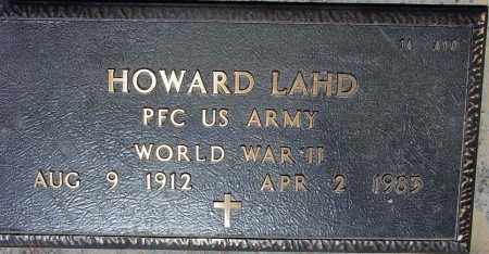 LUHD, HOWARD - Maricopa County, Arizona | HOWARD LUHD - Arizona Gravestone Photos