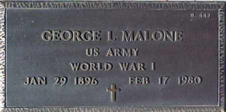 MALONE, GEORGE L. - Maricopa County, Arizona | GEORGE L. MALONE - Arizona Gravestone Photos