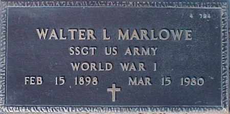 MARLOWE, WALTER L. - Maricopa County, Arizona | WALTER L. MARLOWE - Arizona Gravestone Photos