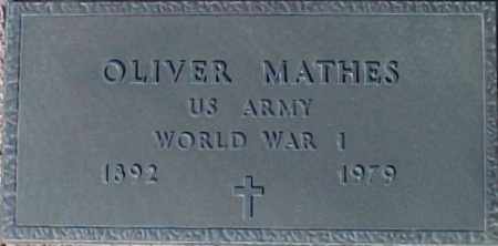 MATHES, OLIVER - Maricopa County, Arizona | OLIVER MATHES - Arizona Gravestone Photos