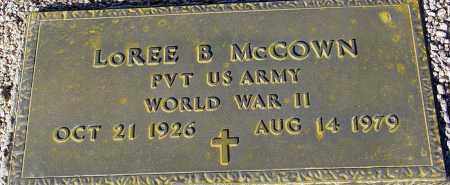 MCCOWN, LOREE B. - Maricopa County, Arizona | LOREE B. MCCOWN - Arizona Gravestone Photos