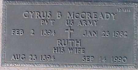 MCCREADY, RUTH - Maricopa County, Arizona | RUTH MCCREADY - Arizona Gravestone Photos