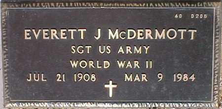 MCDERMOTT, EVERETT J. - Maricopa County, Arizona | EVERETT J. MCDERMOTT - Arizona Gravestone Photos