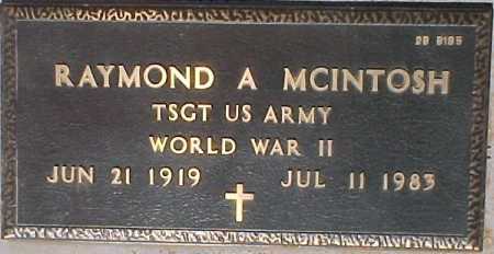 MCINTOSH, RAYMOND A. - Maricopa County, Arizona | RAYMOND A. MCINTOSH - Arizona Gravestone Photos