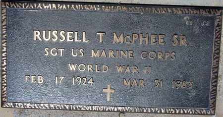 MCPHEE, RUSSELL, SR - Maricopa County, Arizona | RUSSELL, SR MCPHEE - Arizona Gravestone Photos
